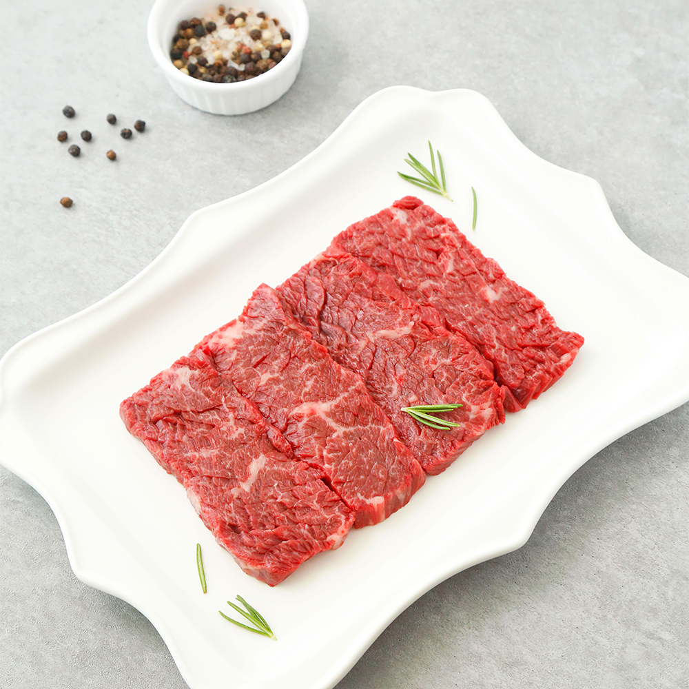한우 특수구이 200g 구이용 치마살 업진살 부채살 제비추리 특수부위 캠핑 : 건화한우다