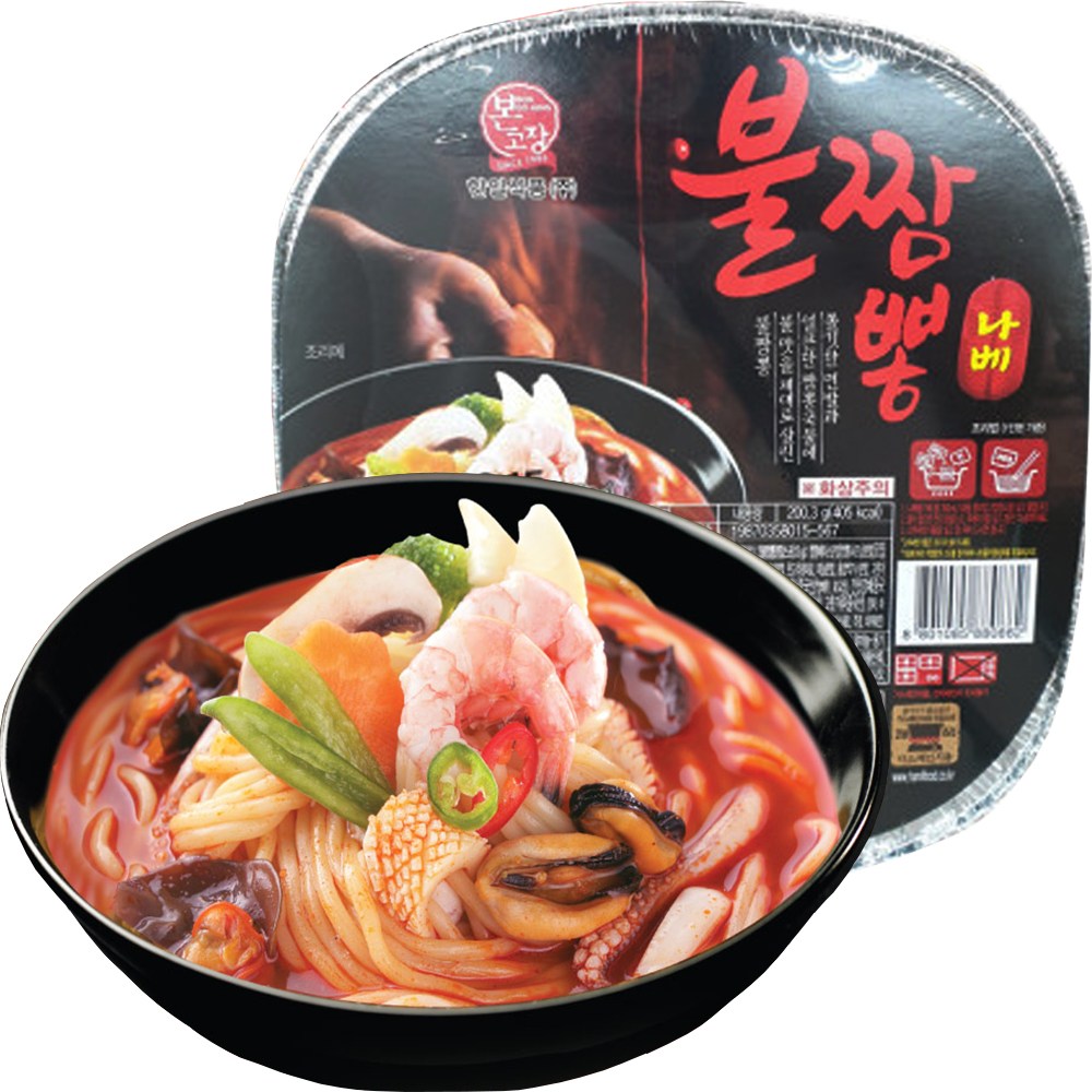 한일식품 본고장 불짬뽕나베200.3g(1입) 캠핑,낚시라면,가스렌지사용 : 파스퇴르365