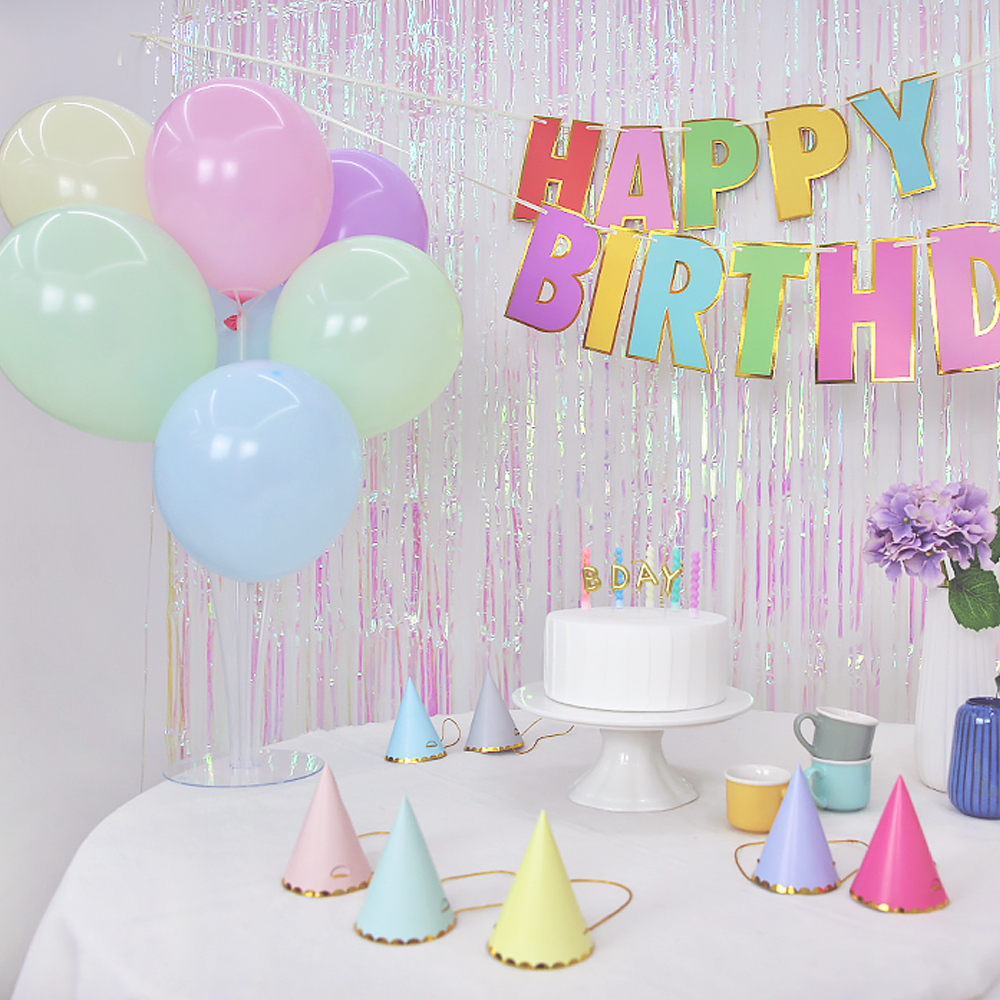 생일 파티 가랜드 생일 축하 이벤트 마카롱 : 고르고