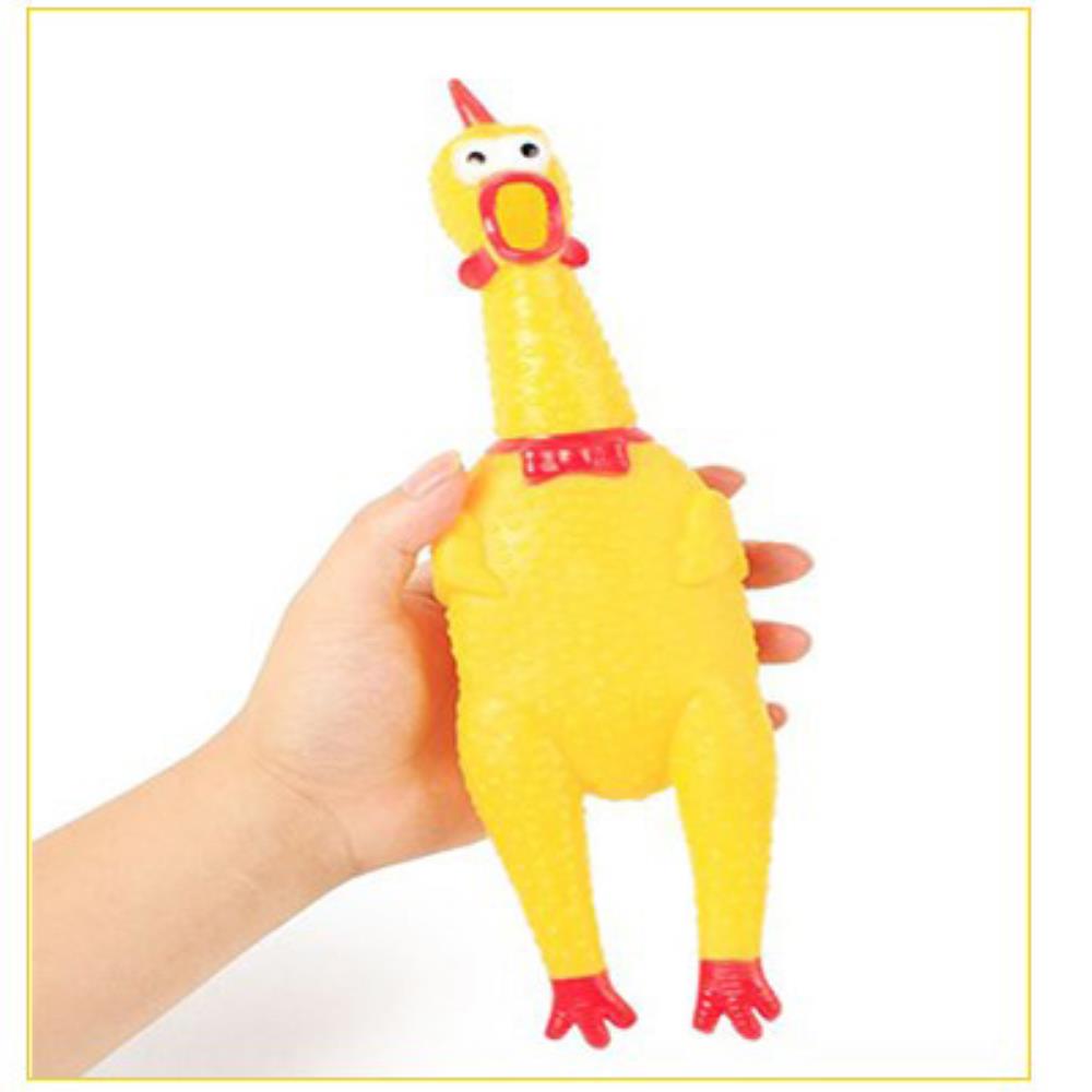 꼬꼬닭 엽기닭 삑삑이 강아지 닭장난감 32cm 놀잇감 : 해피 댕냥