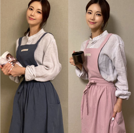 파스텔 무지 앞치마 주방 : 셀클로즈