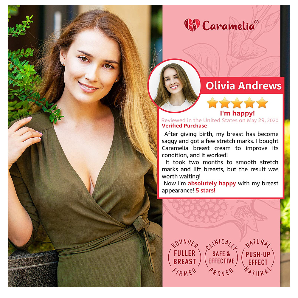 Caramelia 카라멜리아 가슴 크림 Breast Enhancement 120ml : 리치바다
