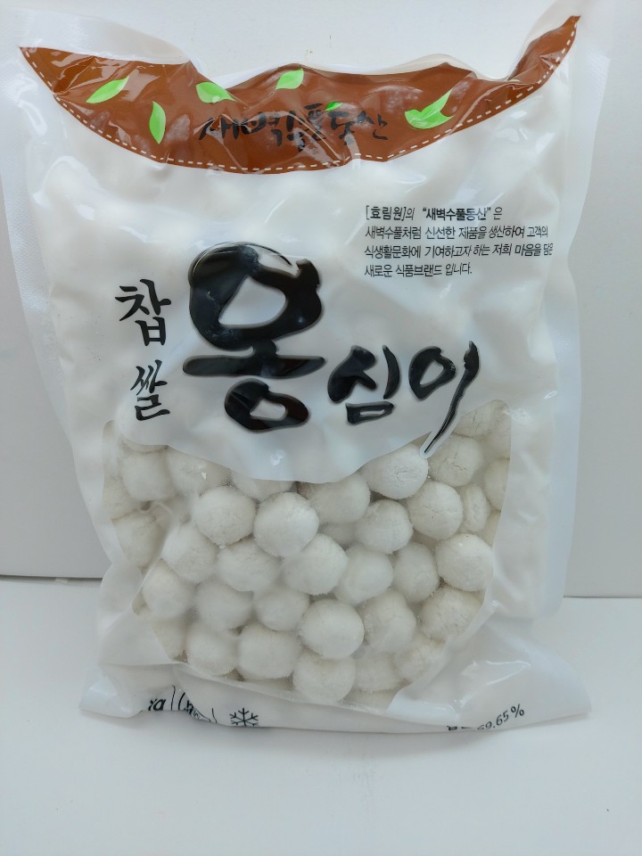 새벽 수풀동산 새알 옹심이 1kg  -새벽수풀동산  (아이스박스 + 냉매 포장)  ) (하루배송 96%) : 성도푸드