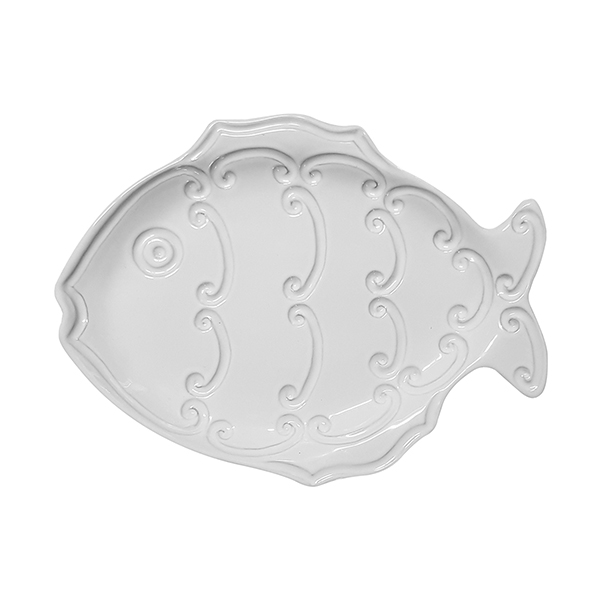 이태리 VBC까사 인칸토 빈티지 수입 접시 / 샐러드접시 26cm, 피쉬 바로크 : 풍경이야기