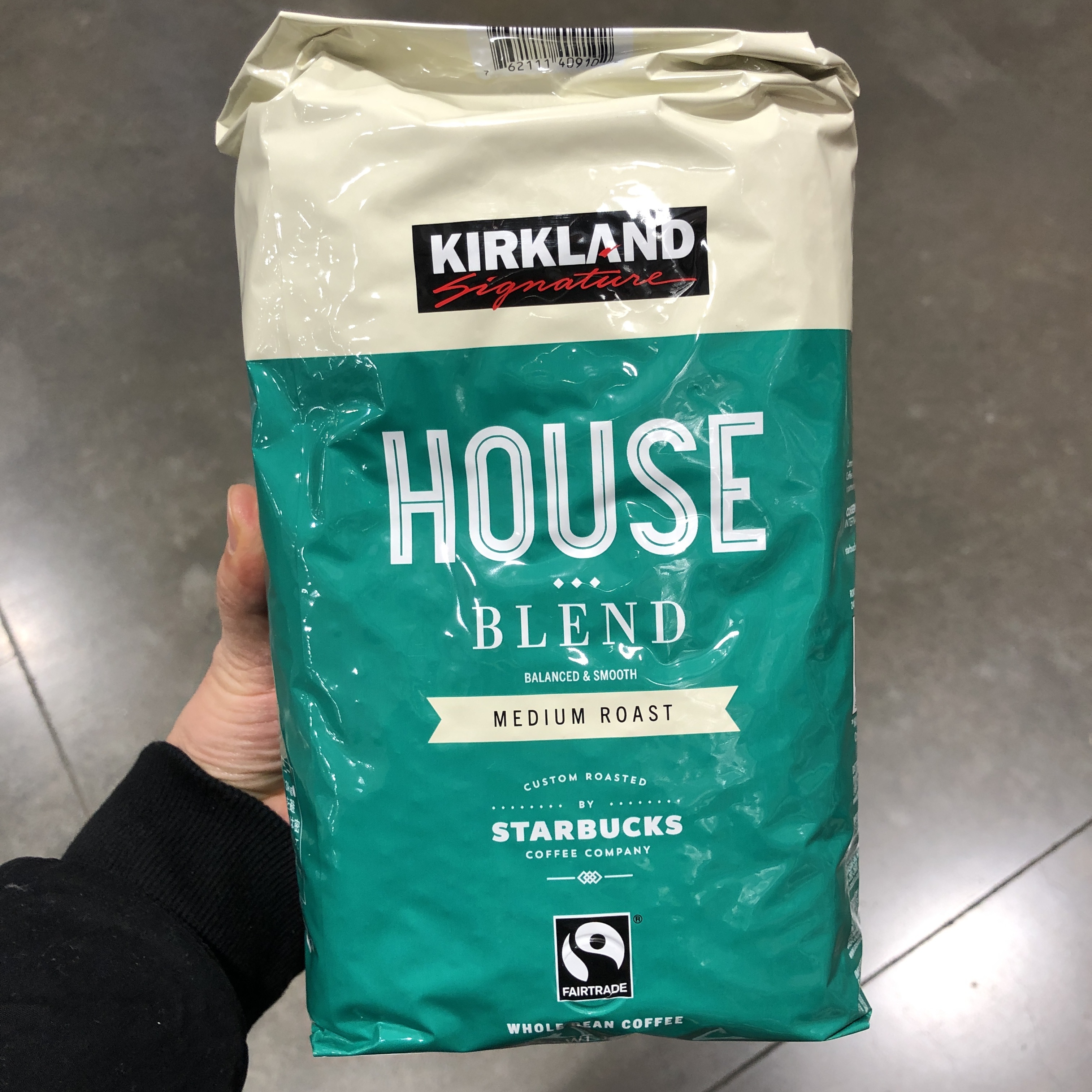 스타벅스 커클랜드 원두 에스프레소1.13KG/하우스블렌드1.13KG/ 유기농원두 907g 코스트코 로스팅 원두커피 1kg : 리 베이지