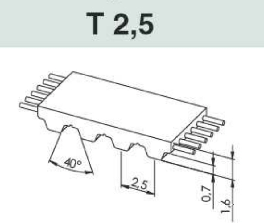 T2.5, 342.5-T2.5-ELATECH, TTBU, TBUT, 기본폭 9mm(3.2mm~13mm) 엘라텍 우레탄 타이밍 벨트(둘레:342.5mm) : 대한종합물산