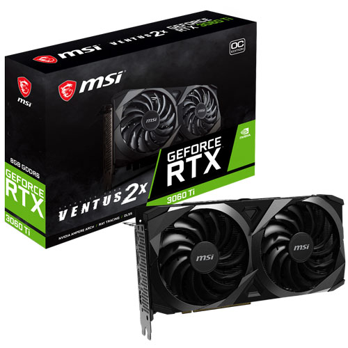 (주)근호컴 [MSI]지포스 RTX 3060 Ti 벤투스 2X OC D6 8GB : 근호컴