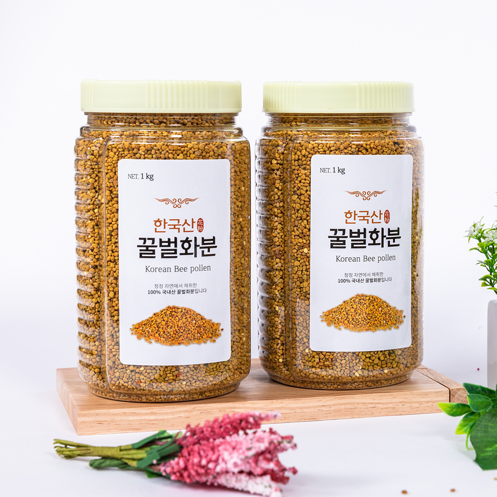 100% 국내산 꿀벌화분 비폴렌 먹는화분 1kg : 주식회사 발효식품연구소풍경