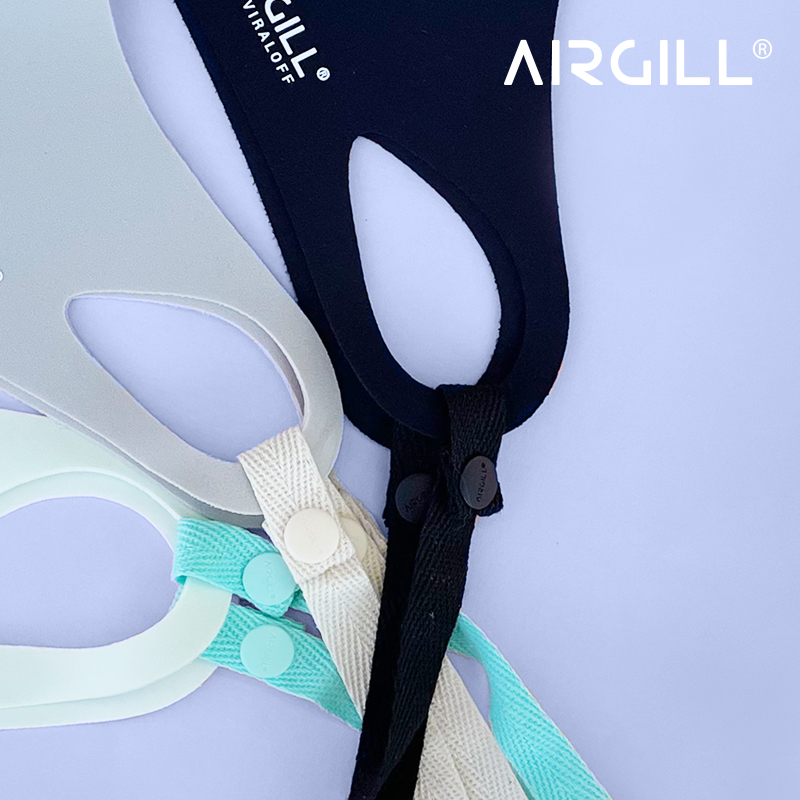 에어길 마스크 스트랩 똑딱이 끈 줄 목걸이 아기 유아 아동 어린이 키즈, 10가지 색상 : 에어길 AIRGILL