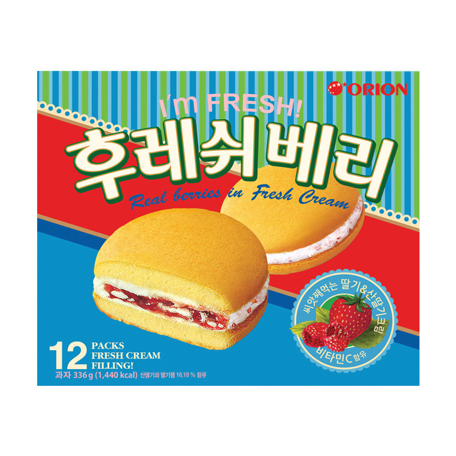 오리온 후레쉬베리 336g (8801117540418) : 서울서남부농협하나로마트