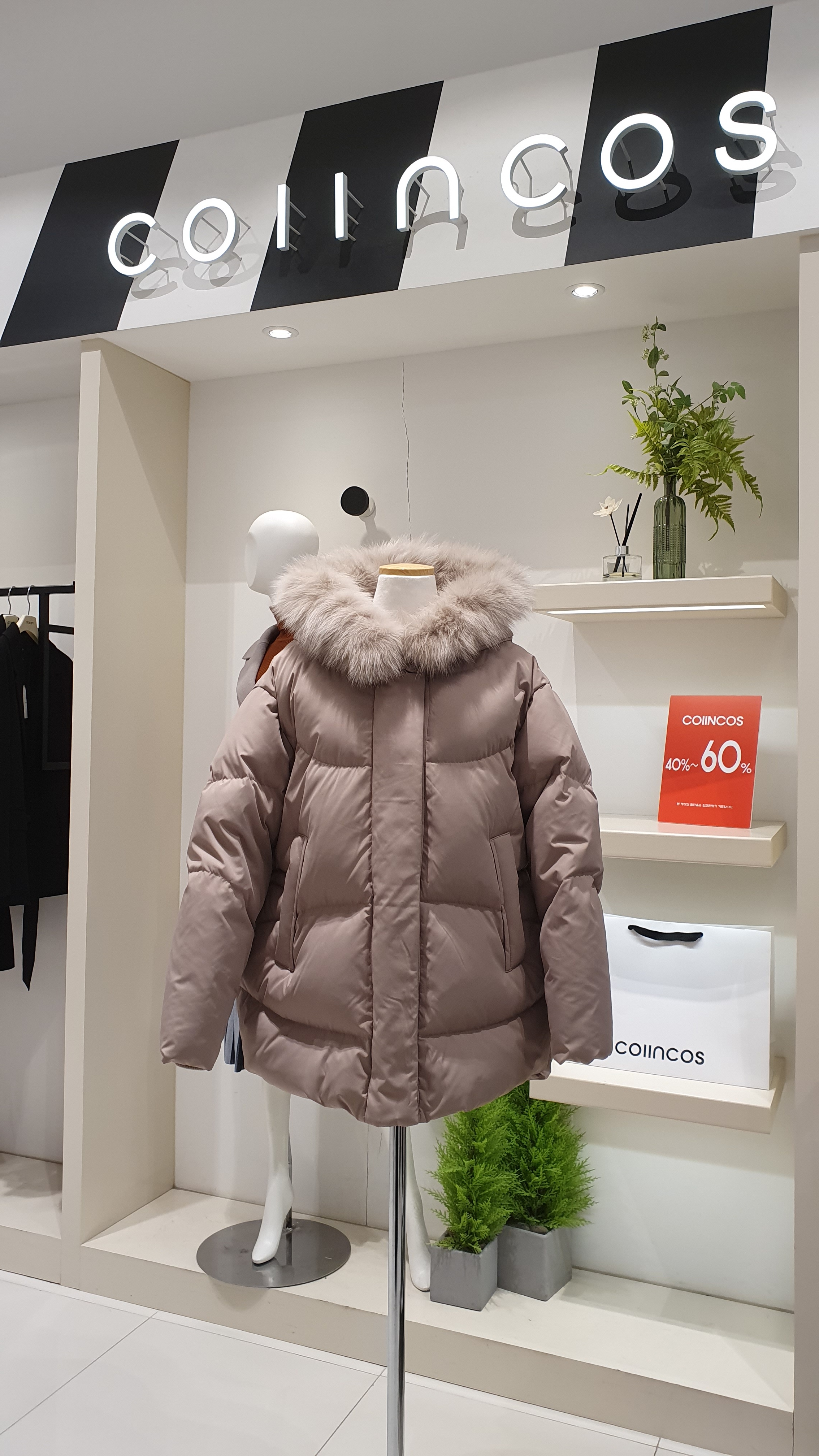 코인코즈 MP0WM803 폭스퍼 후드 덕다운 패딩점퍼 : 롯데이시아 올리브데올리브