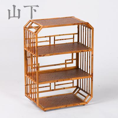 그릇장식장 그릇장 상비죽다방 선의죽박고붕 다기전시장 선반 다도기구 대칠차장 수납장 : 이지리빙월드