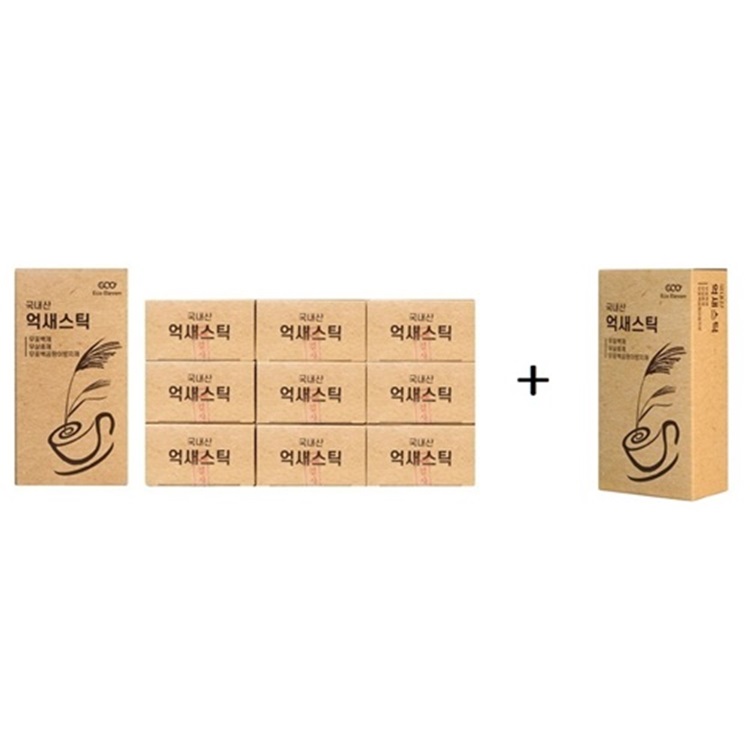 에코일레븐 친환경 억새 일회용 커피 스틱(150개)10박스+하나더 : 에코일레븐