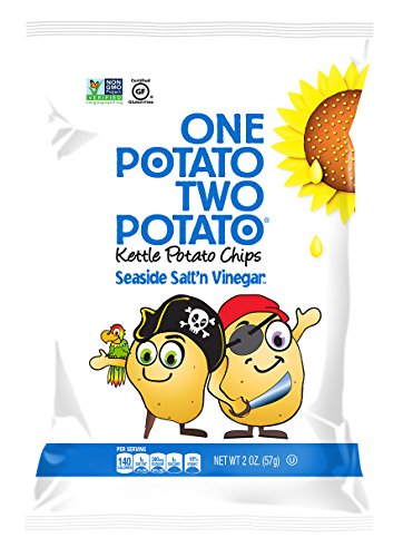 One Potato Two Potato Chips Seaside Saltn Vinegar 2 oz - Pack of 24 1 개 감자 칩 2 개 해변 Salt : 해외직구 글로마켓 B
