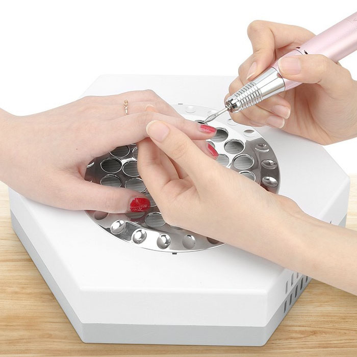 [H2 Nail] 나미 네일흡진기 80W 고출력 + 교체용 필터1개 : 아이엠배배
