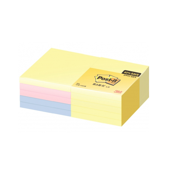 (18개입 박스)3M 포스트잇 654-10A /76x76mm : 포시즌신모라점
