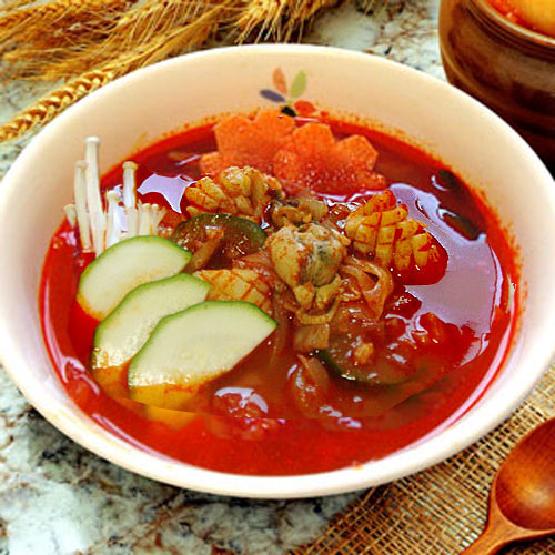 [국배달닷컴] 짬뽕탕(한우사골 2인분 600g ) 가정식 국 반찬배댤, 집밥 정기배송 구독 : 국배달닷컴