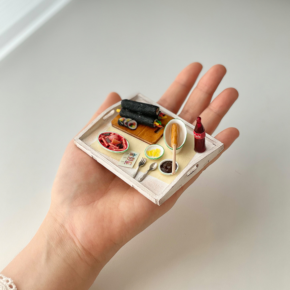 미니어처 음식 분식 세트 만들기 DIY 키트 미니셰프 컬렉션 : 올어바웃키트