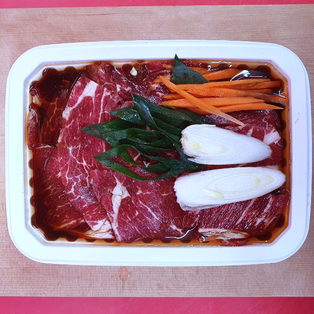 [금천구 배달] 수제즉석 소불고기 600g [별빛남문 광명축산] : 동네시장 장보기
