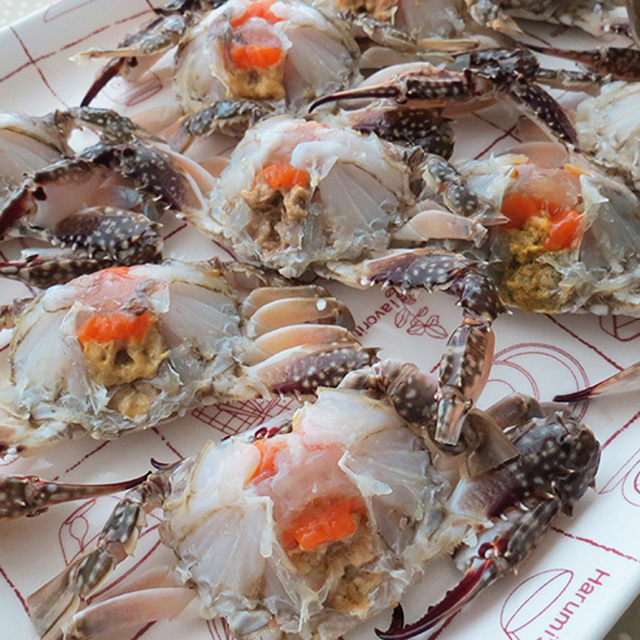 서해안 무다리 몽당 암꽃게 1kg+1kg / 2kg포장 /외 옵션선택 : 아빠의앞치마