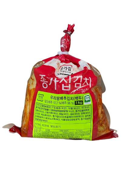 종가집 포기 호텔 일품 소포장 명장 수육 친정 족발 캠핑 채식 백 김치 택배 맛집 1kg : 새벽시장DM