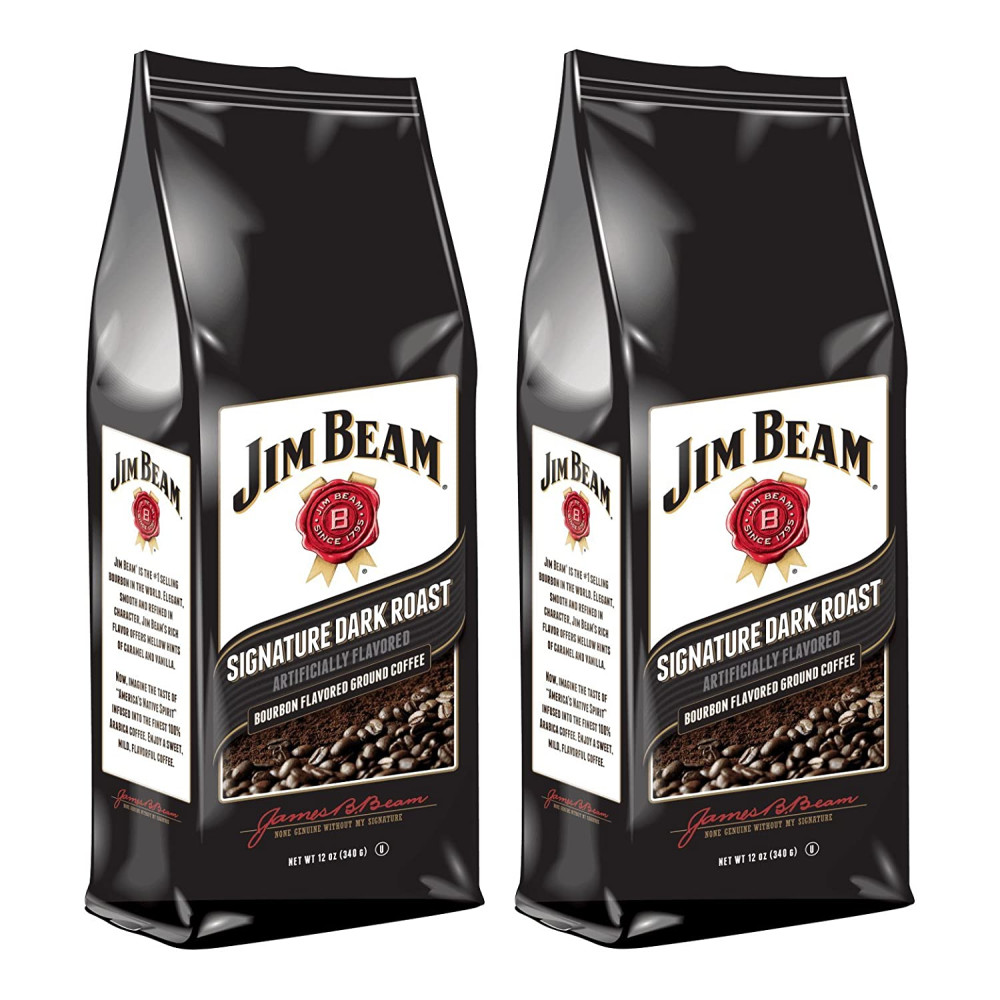 Jim Beam Signature Dark Ground Coffee 짐빔 시그니처 다크 분쇄 커피 340g 2팩 : 와이제이써클