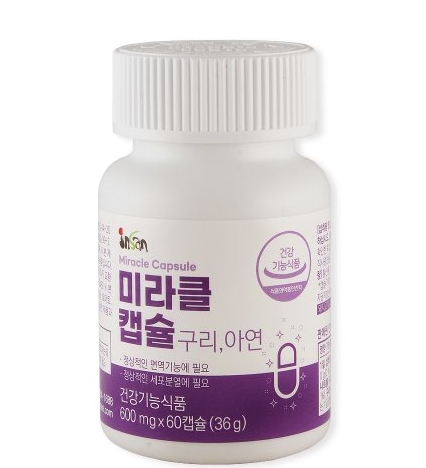 인산가 미라클캡슐 인산죽염 난담반 60캡슐 : 미라클캡슐 인산죽염공식몰