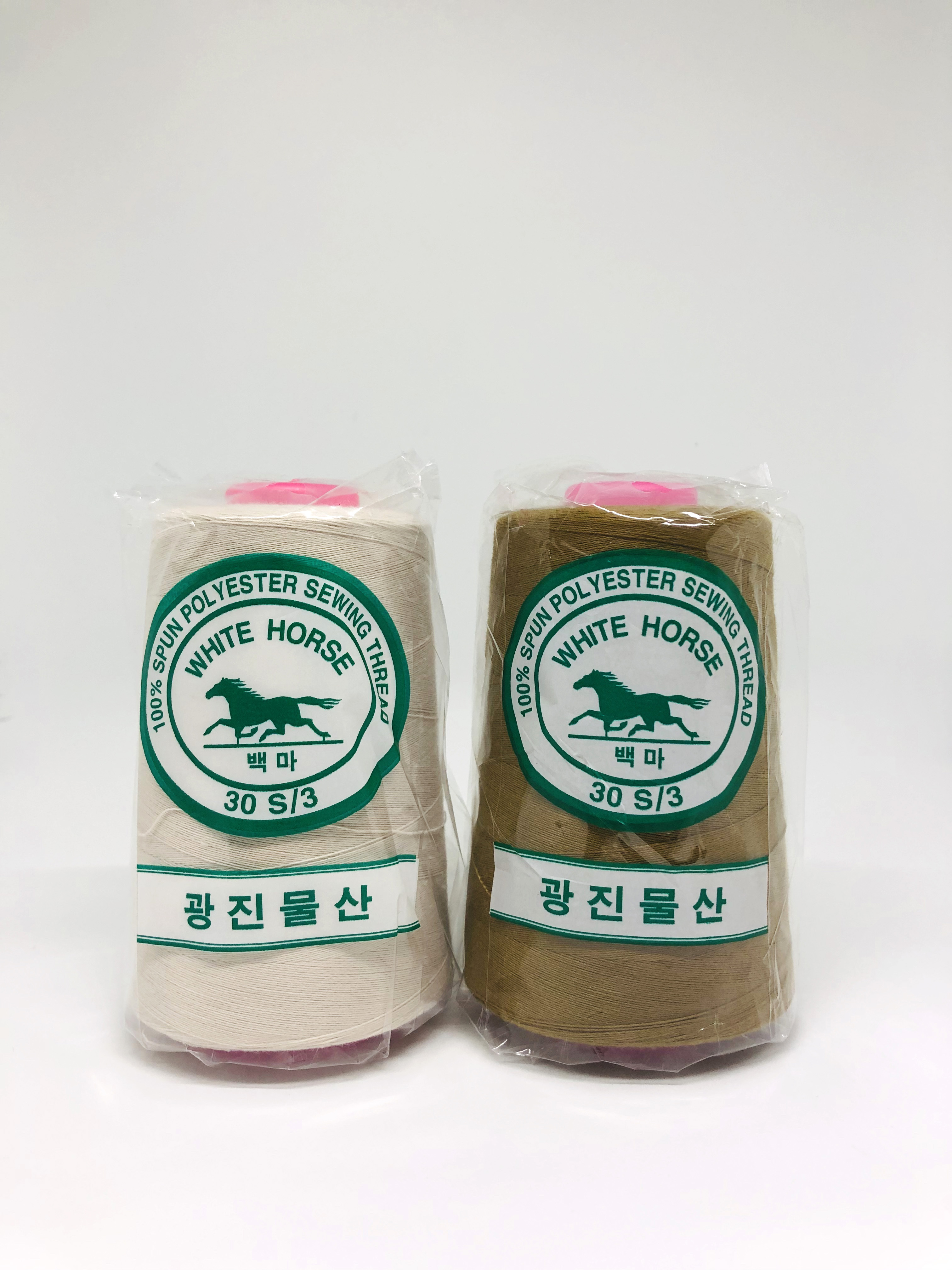 백마표 재봉실 30수3합 2,500m 청바지실,스티치(광진재봉실) : 광진재봉실