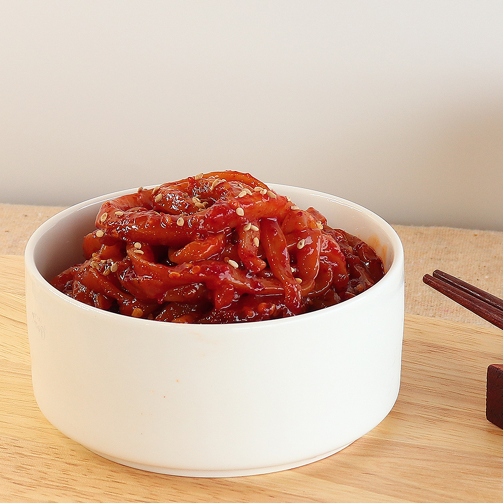 오징어젓갈 500g 국내산 곰소 소라네젓갈 반찬 : 곰소소라네젓갈식품