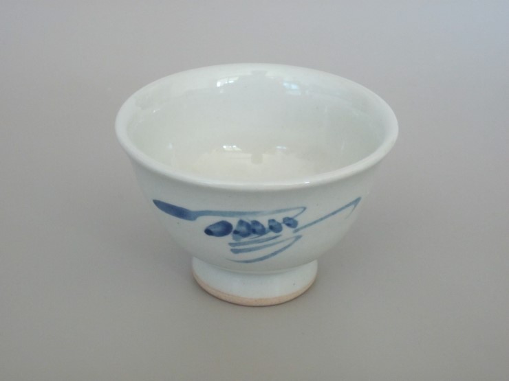 백산 김정옥 청화백자 소다완, 높이 5.5cm, 입지름 8cm : 앵콜음반