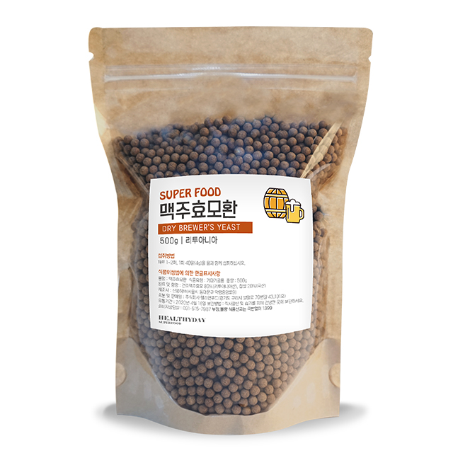 더리얼 맥주효모 리투아니아 건조 분말 가루 파우더 500g : The Real