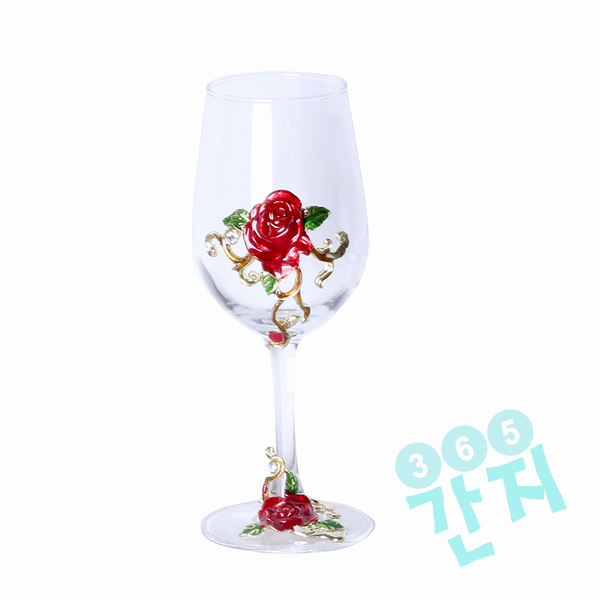 고급 크리스탈 럭셔리 선물 와인잔 세트 로즈 글라스 디켄터 글라스 결혼 : 간지365
