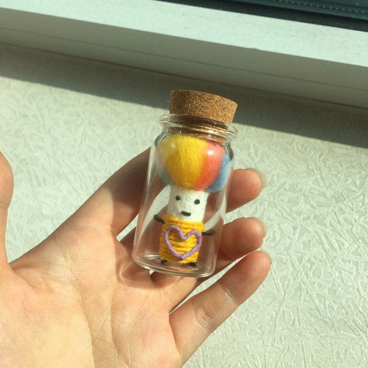[핸드메이드] 미니 레해돌 걱정인형 : 두리두아트샵