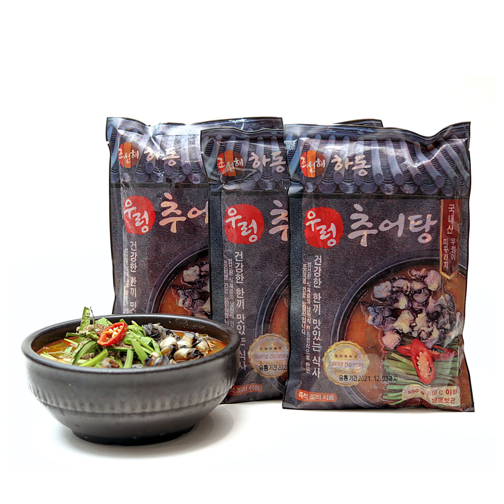 하동 우렁 추어탕 550g x 6팩 보양식 간편식 국밥 전통 추어탕 : 하동 우렁 추어탕