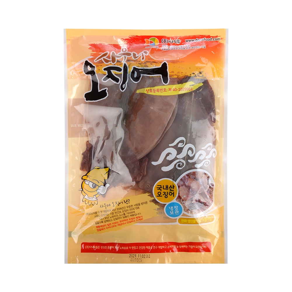 다나식품 반건조 사우나오징어 국산(900g, 10마리) 피데기 조미 : 다나식품 공식몰