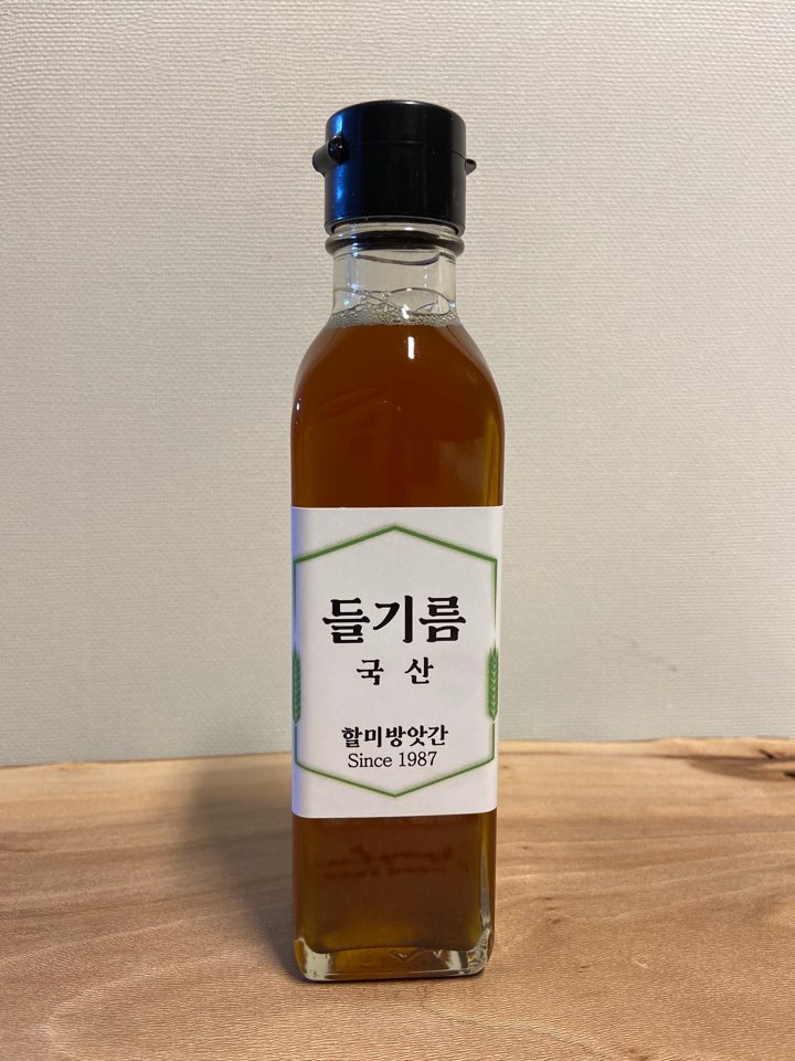 국산 들기름 300ml/180ml : 할미방앗간
