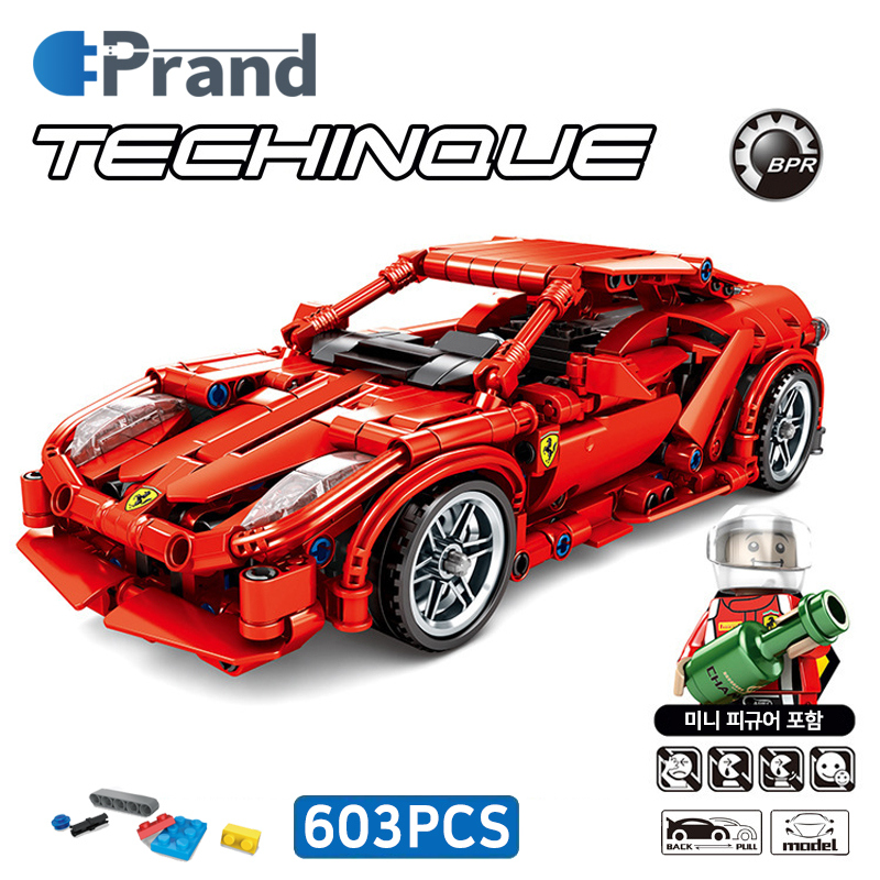 PRAND 레고테크닉 페라리 458 스파이더 자동차블럭 스포츠카블럭 자동차블럭 블럭장난감 블럭조립 어린이날 선물 : 에스앤피시스템