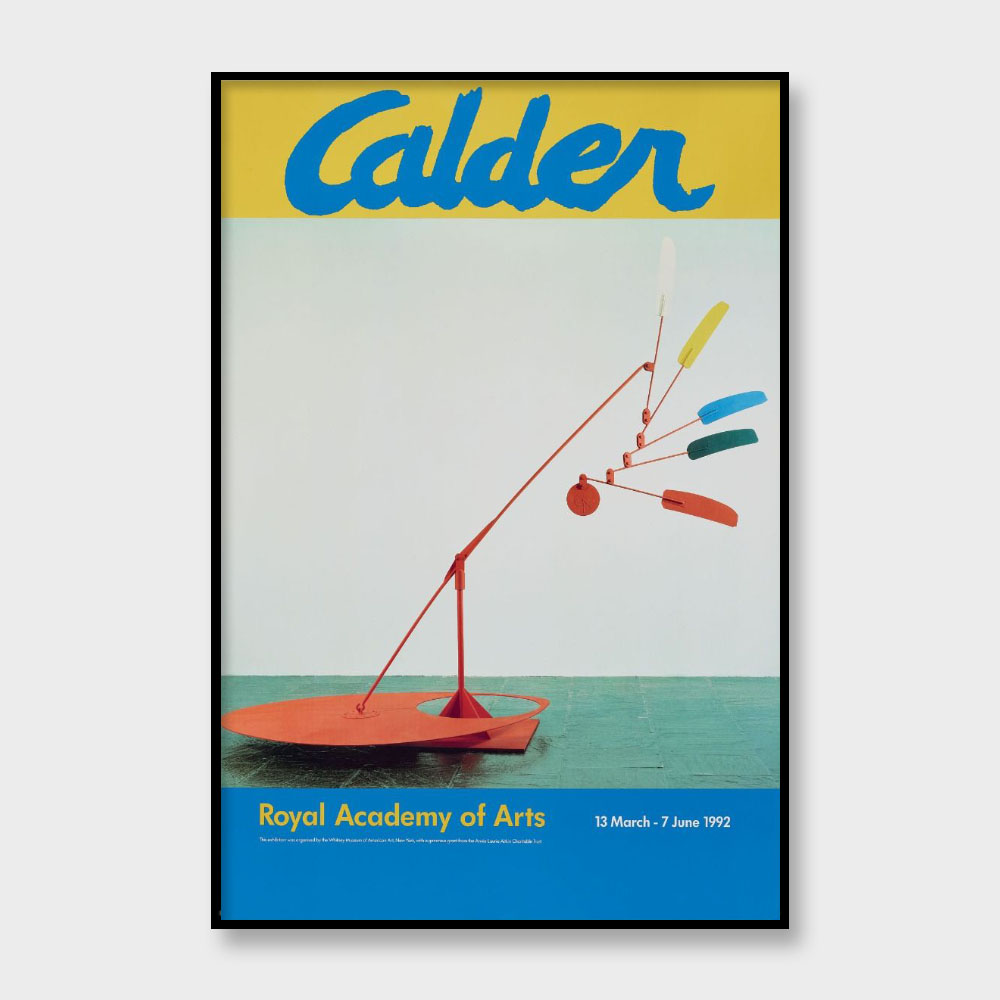 [액자포함]알렉산더 칼더 전시 포스터 Calder Exhibition Poster, 1992 : april archive
