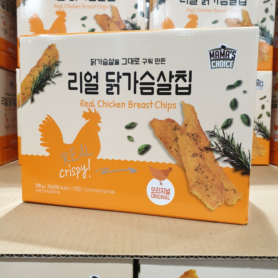 마마스초이스 리얼 닭가슴살칩 30g x 7 개 / 코스트코 : 로씨네 슈퍼마트