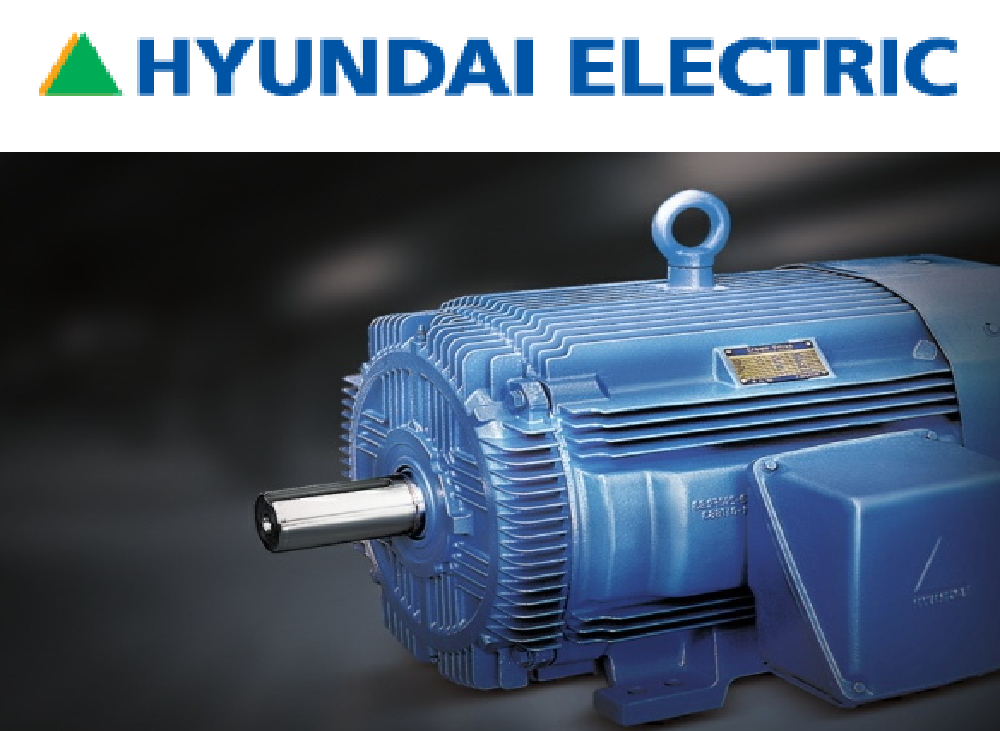 현대 모터 7.5마력 5.5KW 삼상 4극 7.5HP 4P 프리미엄 유도전동기 전폐형모터 : 이에스종합판매