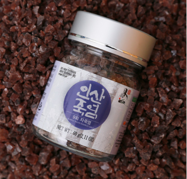 인삼죽염 자색죽염 자죽염 9회 미네날소금 고체 60g 한가인 죽염 : 미라클캡슐 인산죽염공식몰