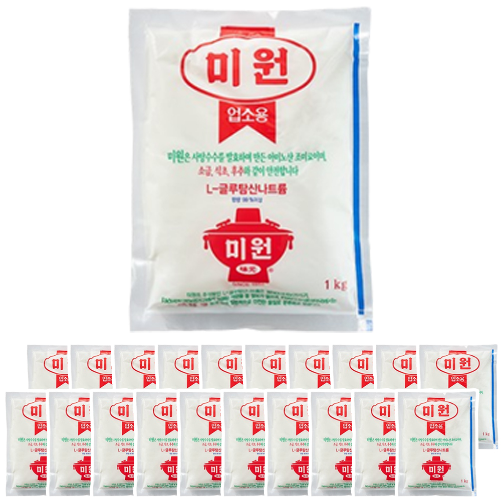 미원 노말 1kg x 20개 : 에스플러스마켓