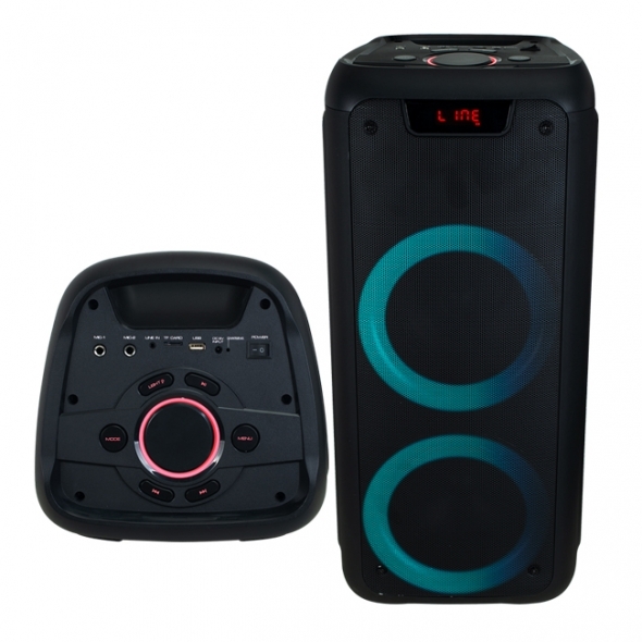 카날스 BS-6600 블루투스 스피커 300W 충전식 버스킹 차박 휴대용앰프 파티박스 : 제포드코리아