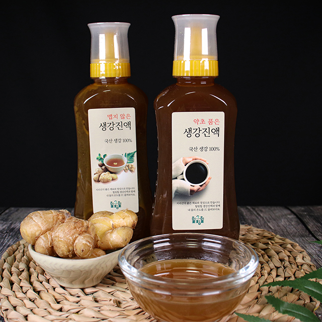 지리산 산청 생강청 선물세트 500ml 힐링힐 : 김씨언니마켓