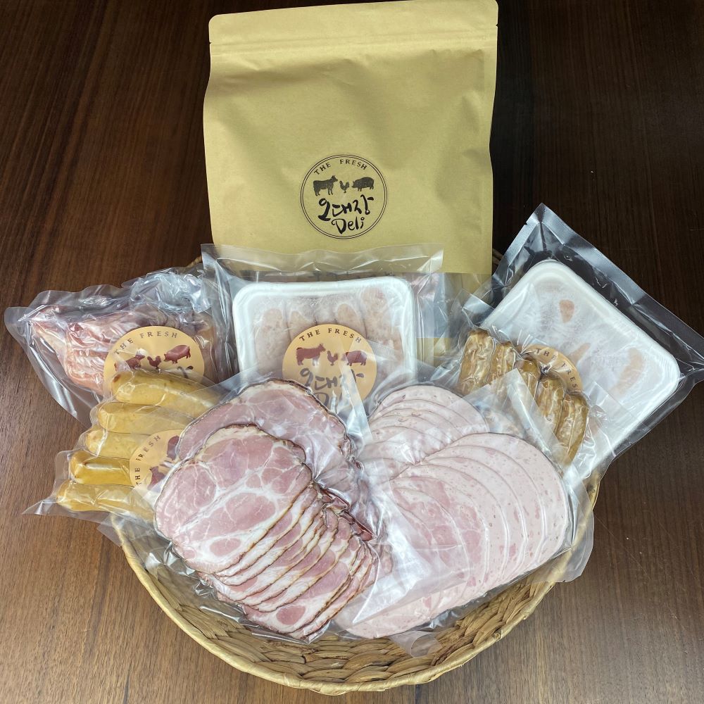 오대장델리 수제잠봉 동그리햄슬라이스 200g : ohdaejangdeli
