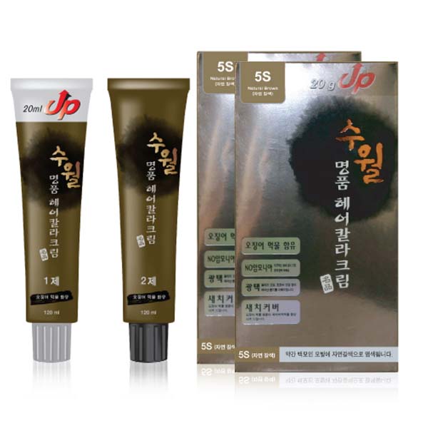 1+1 수월 명품 헤어칼라 크림/새치/흰머리 염색 : 착한언니몰