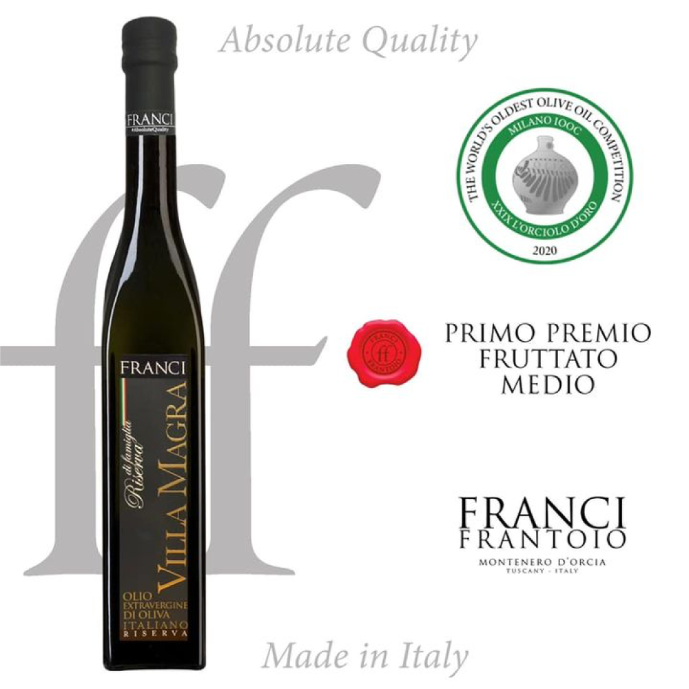 토스카나 프리미엄 EVO오일 Frantoio Franci Villa Magra 500ml : 델라쿠치나