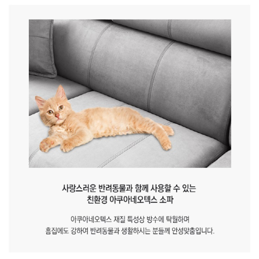 방수패브릭쇼파 기능성 예쁜 인테리어 거실 4인용 디자인 고급 소파 : 한번만 사줘