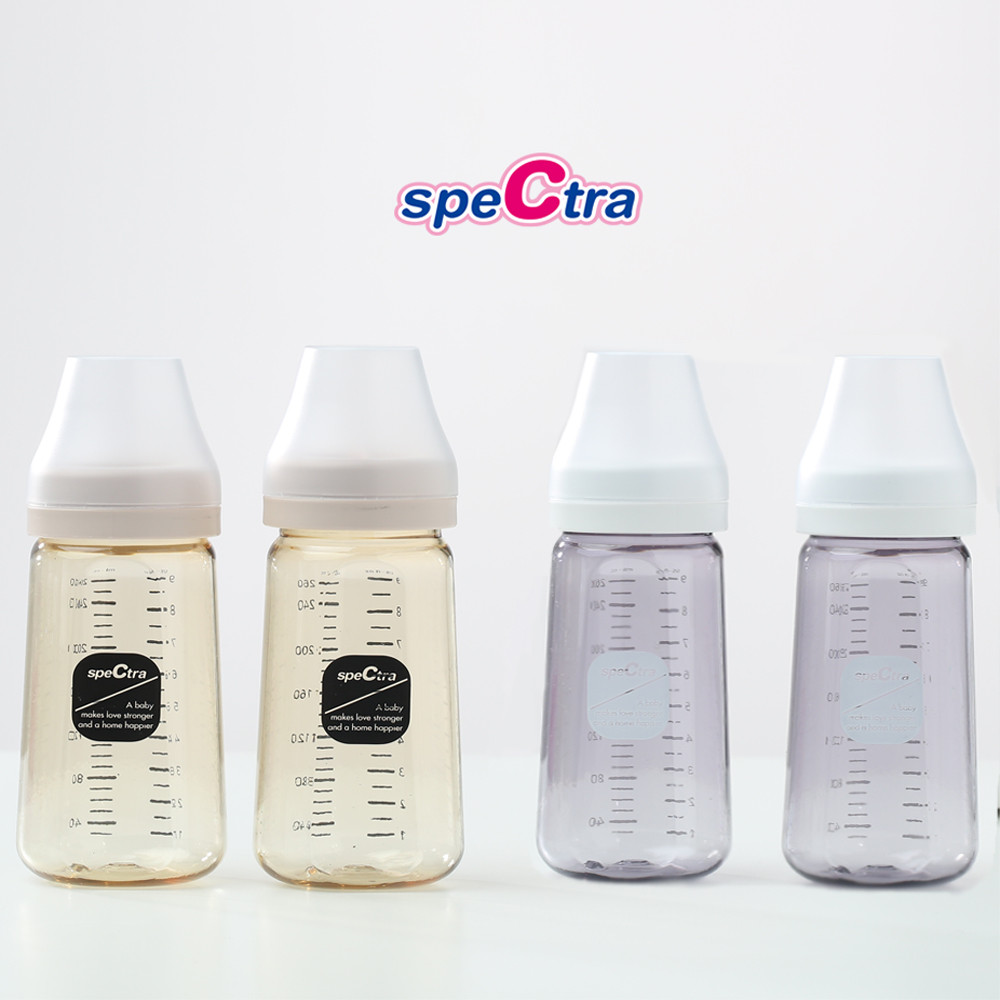 스펙트라 올 뉴 PPSU 젖병 260ML 트윈팩 노꼭지2P : 스펙트라베이비맘