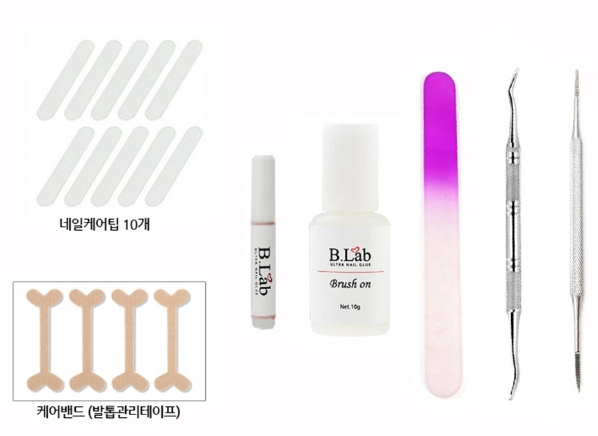 발톱 네일 변형 정리 케어 관리 밴드 큐렛 세트 : 진월드스타